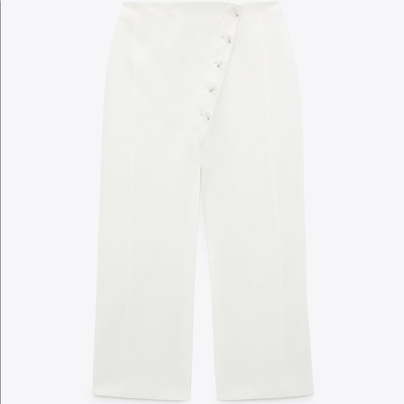 Double Slit button Front ZARA Midi Skirt - Picture 3 of 10